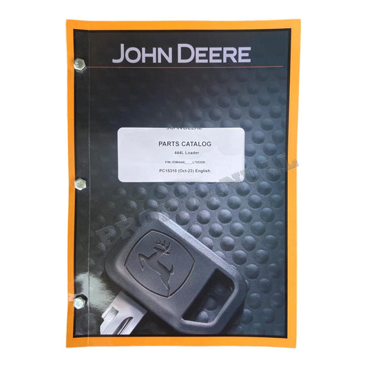 JOHN DEERE 444L LOADER PARTS CATALOG MANUAL