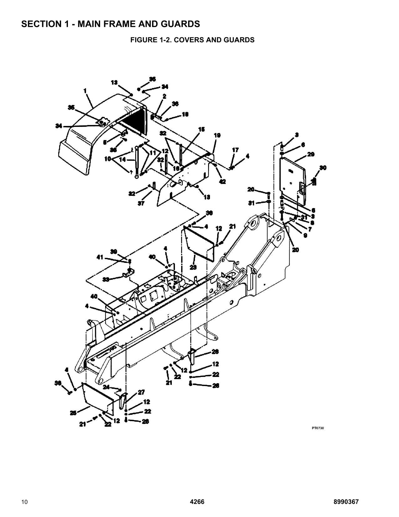 SKYTRAK 4266 Telehandler Parts Catalog Manual