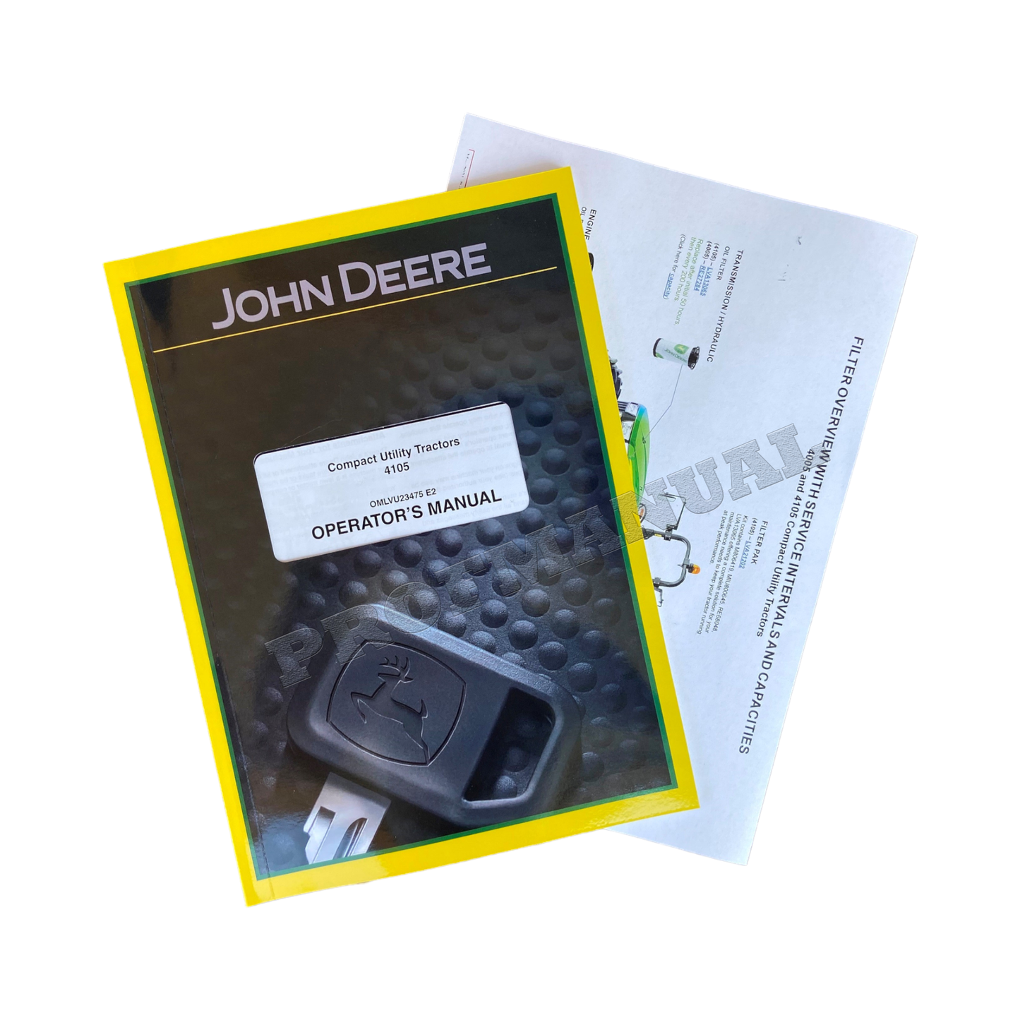 JOHN DEERE 4105 TRACTOR OPERATORS MANUAL + !BONUS!