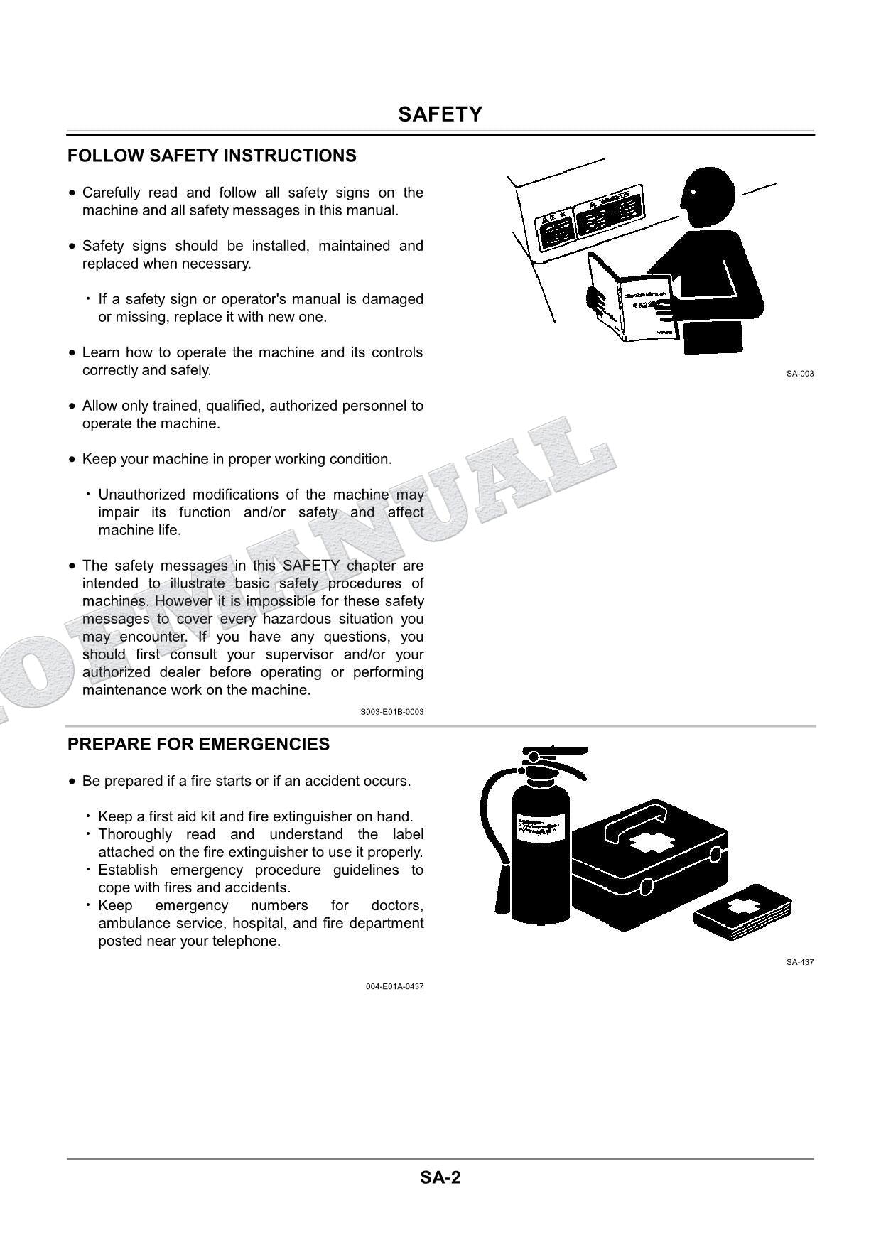 HITACHI EX200-5 EX200LC-5 EX220-5 EX220LC-5 EXCAVATOR Workshop Service manual