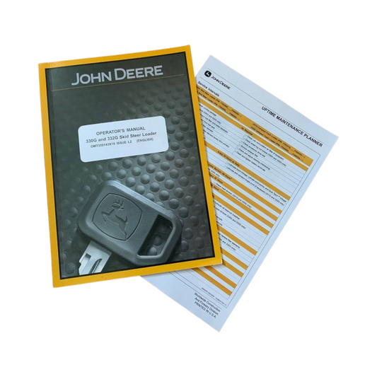 MANUEL D'UTILISATION DE LA CHARGEUSE COMPACTE JOHN DEERE 330G 332G + !BONUS!