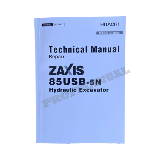 HITACHI ZAXIS 85USB-5N BAGGER REPARATUR-SERVICEHANDBUCH