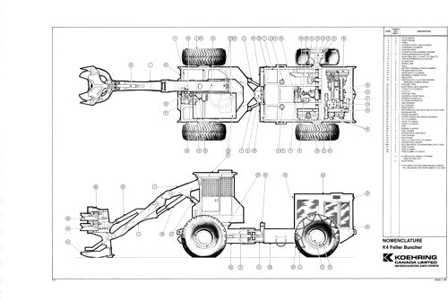 JOHN DEERE K4L K4FB TRACKED FELLER BUNCHER SERVICE REPAIR MANUAL