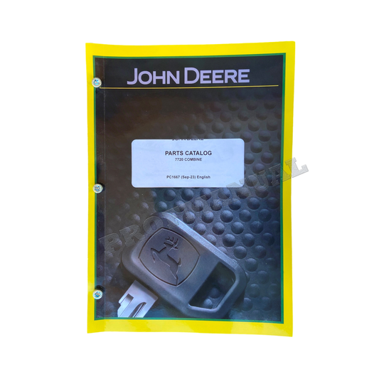 JOHN DEERE 7720 COMBINE PARTS CATALOG MANUAL