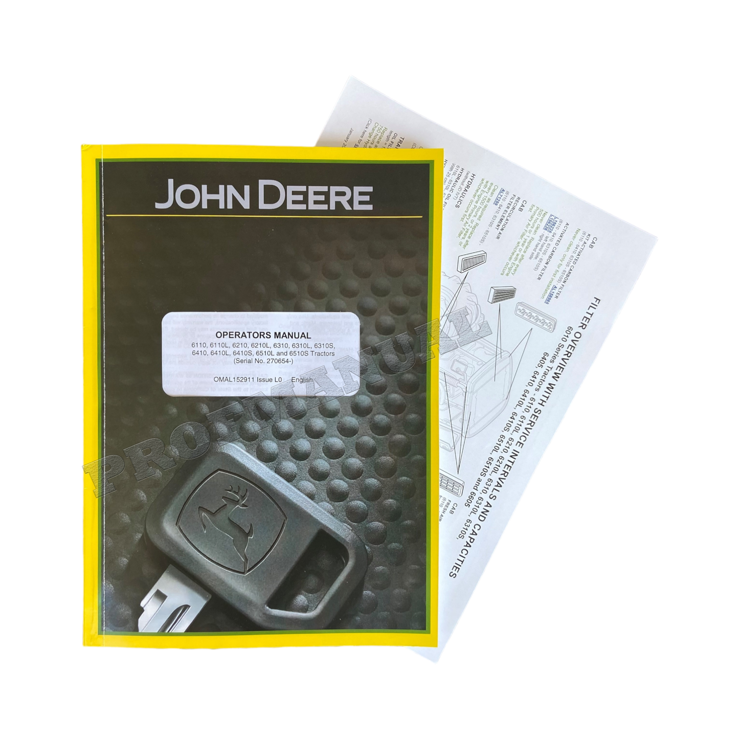 JOHN DEERE 6110 6110L 6210 6210L 6310 6310L 6310S TRACTOR OPERATORS MANUAL BONUS