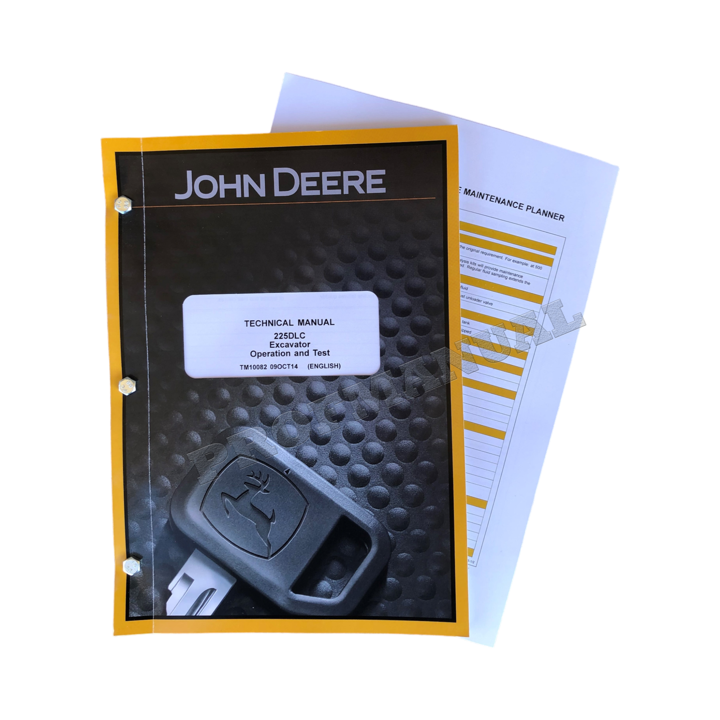 JOHN DEERE 225DLC EXCAVATOR OPERATION TEST SERVICE MANUAL + !BONUS!