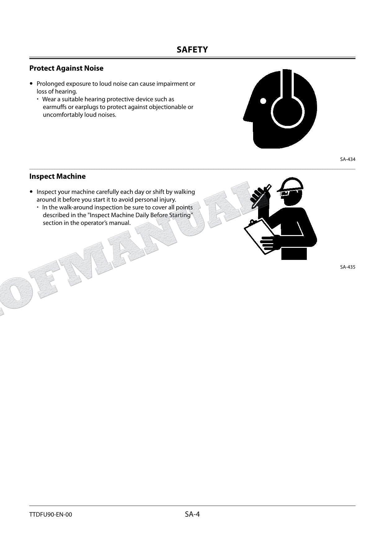 HITACHI ZX225US-5A ZX225USLC-5A Excavator Service Manual Troubleshooting