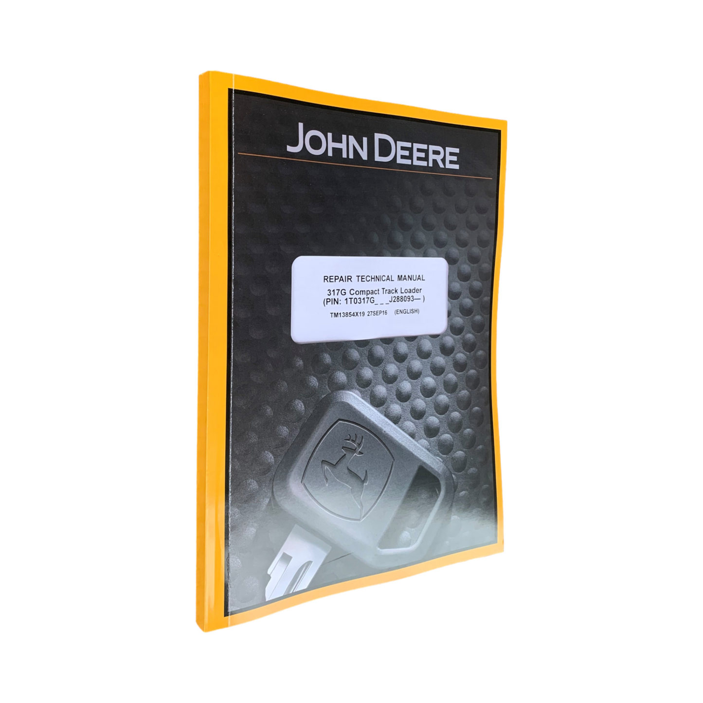 JOHN DEERE 317G SKID STEER REPAIR SERVICE MANUAL + !BONUS!