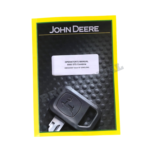 JOHN DEERE 9560 STS  COMBINE OPERATORS MANUAL #3