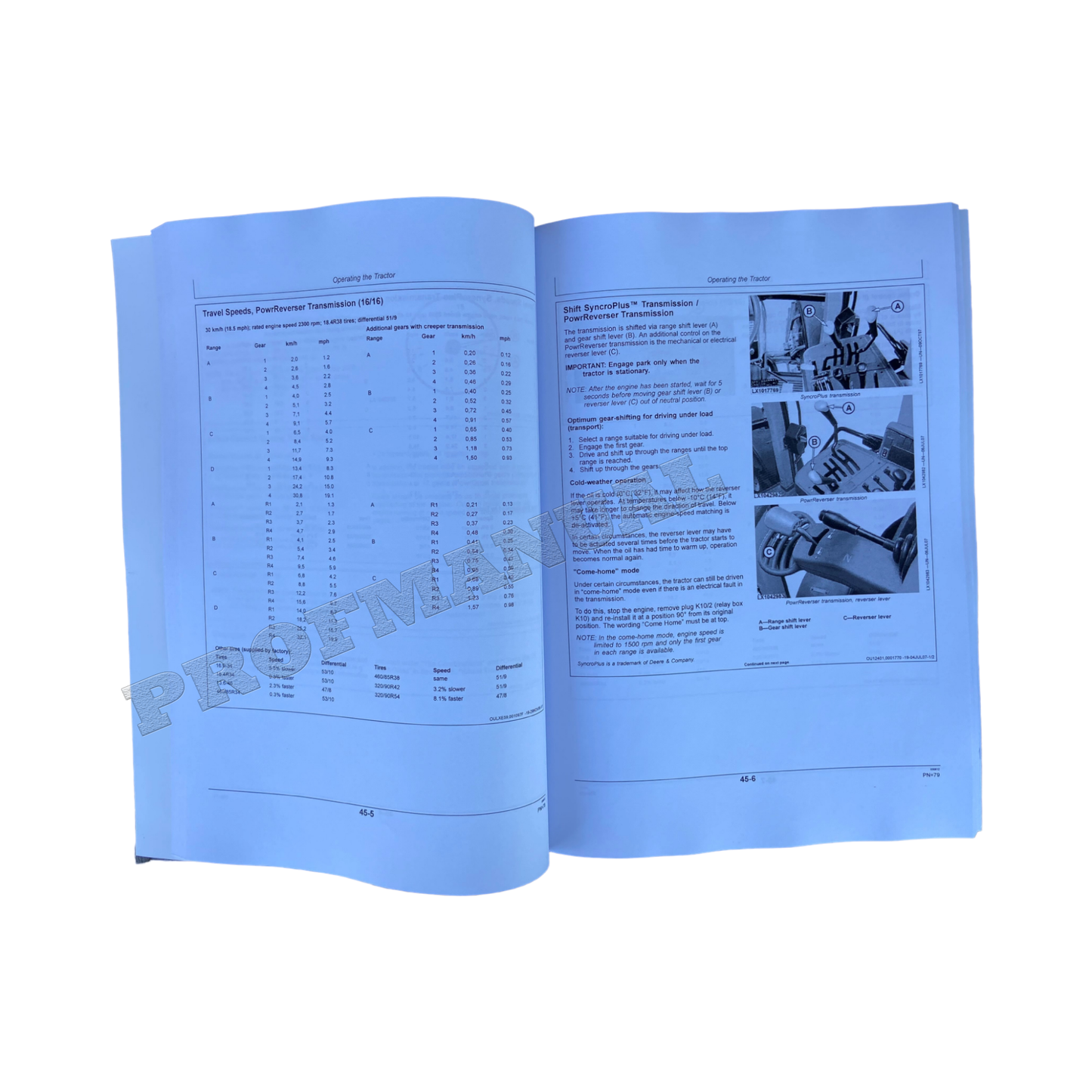 JOHN DEERE 7130 7230 TRACTOR OPERATORS MANUAL + !BONUS!