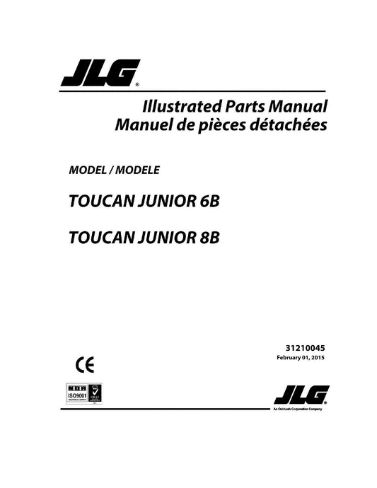 TOUCAN Junior 6B Junior 8B Vertical Lift Parts Catalog Manual Multi language