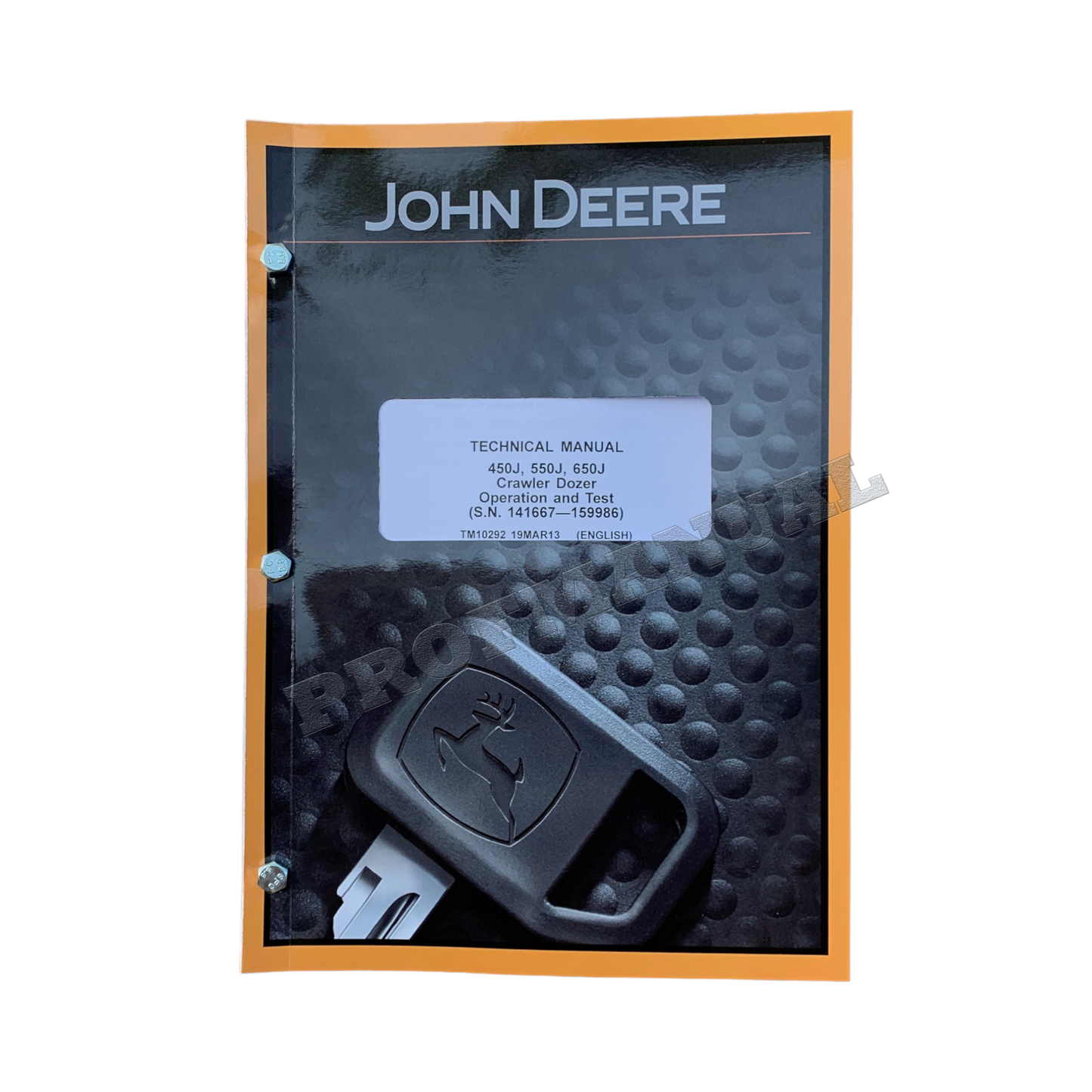 JOHN DEERE 450J 550J 650J DOZER OPERATION TEST SERVICE MANUAL + !BONUS! TM10292