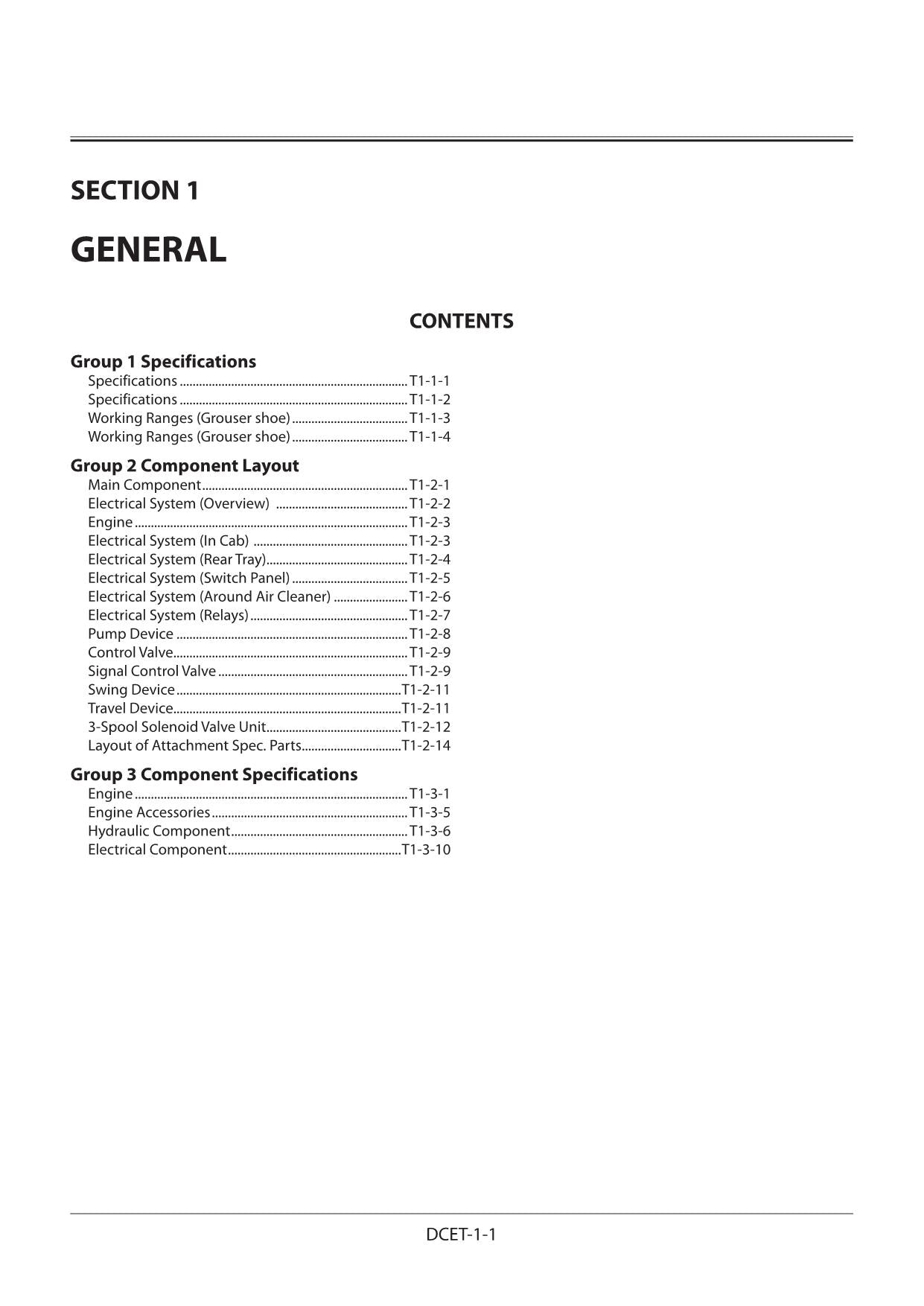 Hitachi ZX240-5G ZX240LC-5G ZX250H-5G Excavator Operation Service Manual Schemes