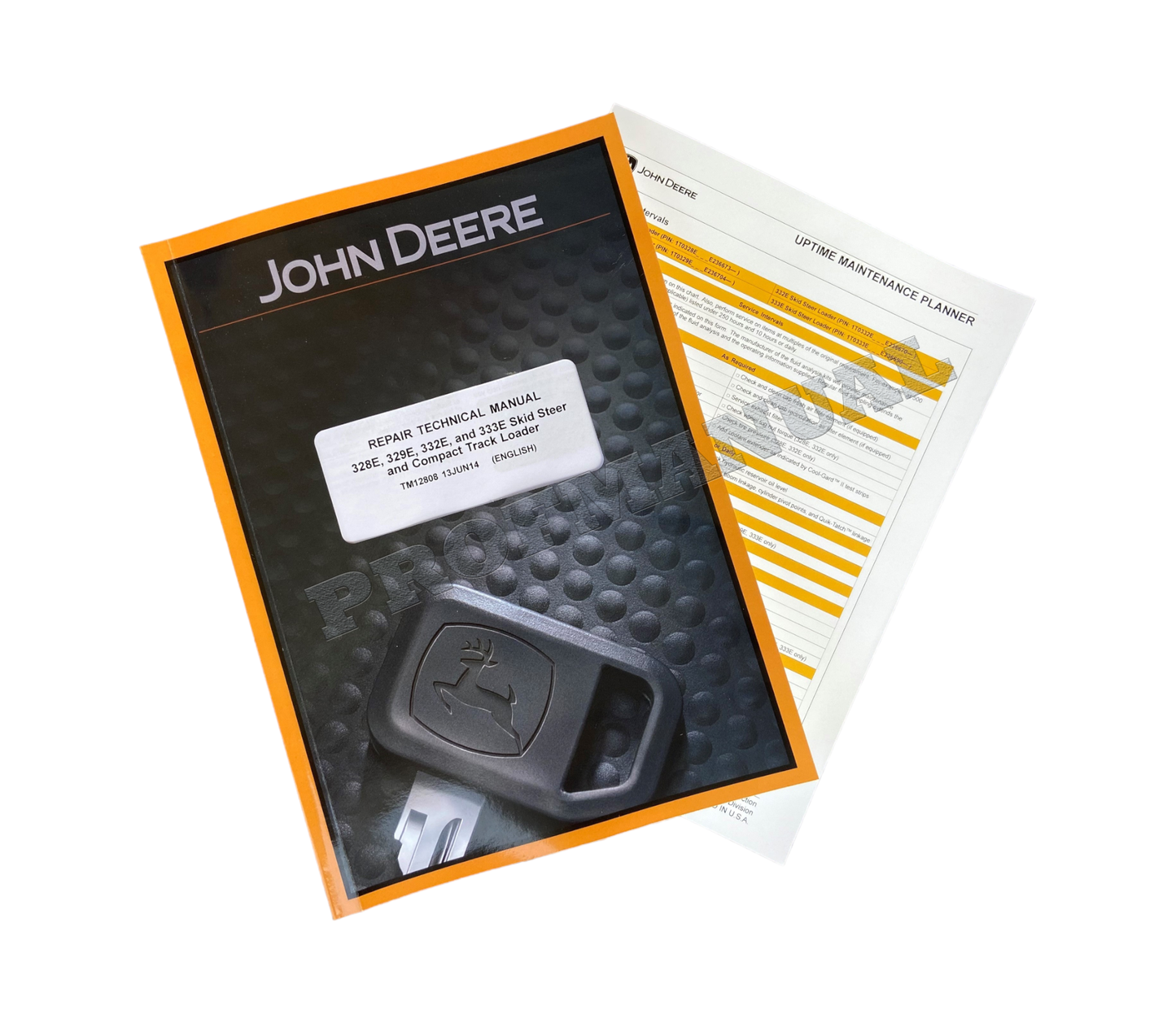 REPARATURHANDBUCH FÜR KOMPAKTLADER JOHN DEERE 328E 329E 332E 333E + !BONUS!