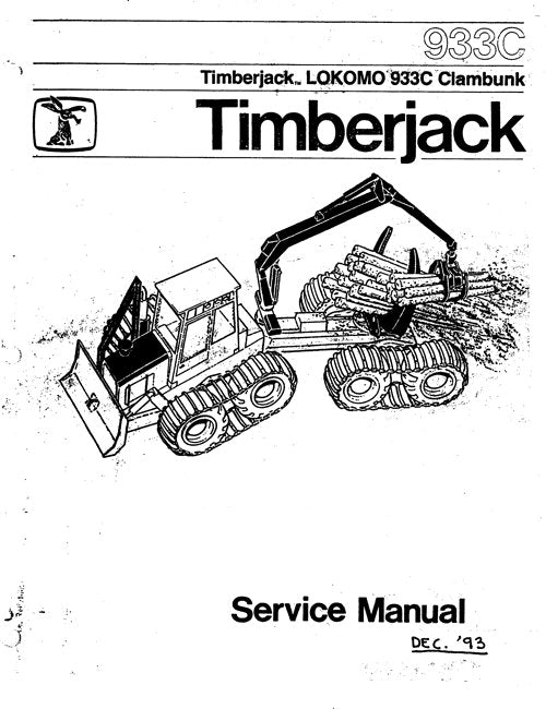 JOHN DEERE 933C CLAMBUNK SERVICE REPAIR MANUAL