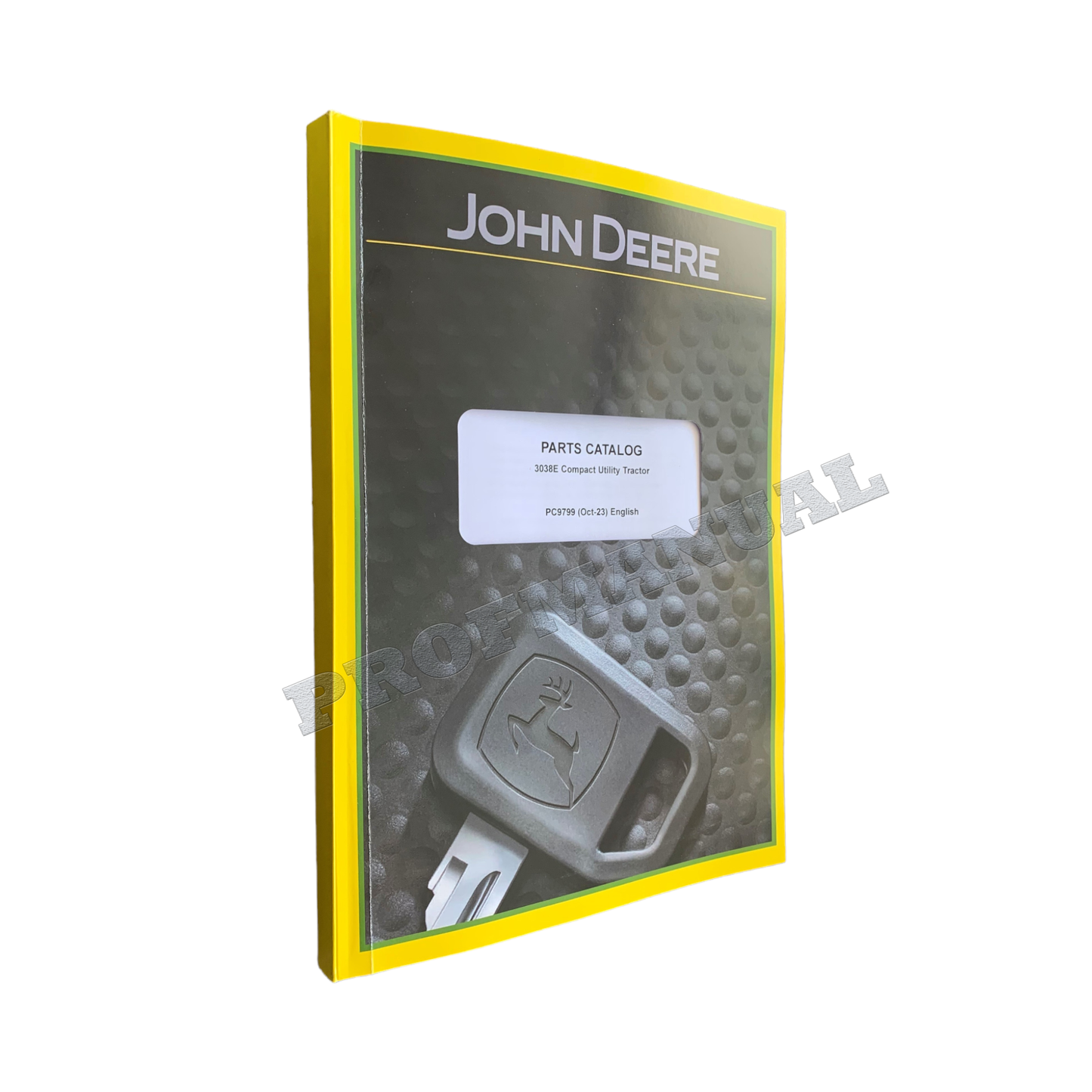 JOHN DEERE 3038E COMPACT UTILITY TRACTOR PARTS CATALOG MANUAL Worldwide + !BONUS!