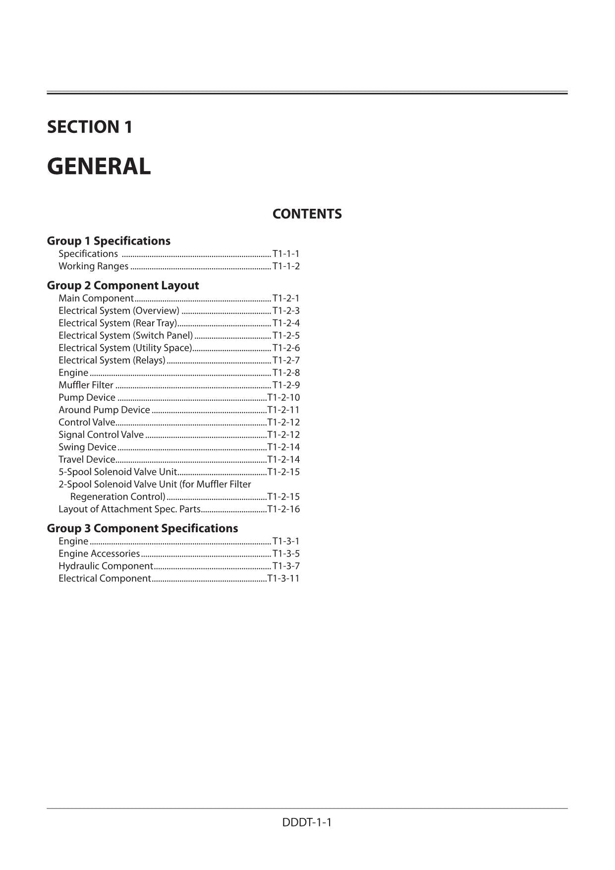 Hitachi ZX350LC-5B Excavator Operational Principle Service manual TODDD-EN-01