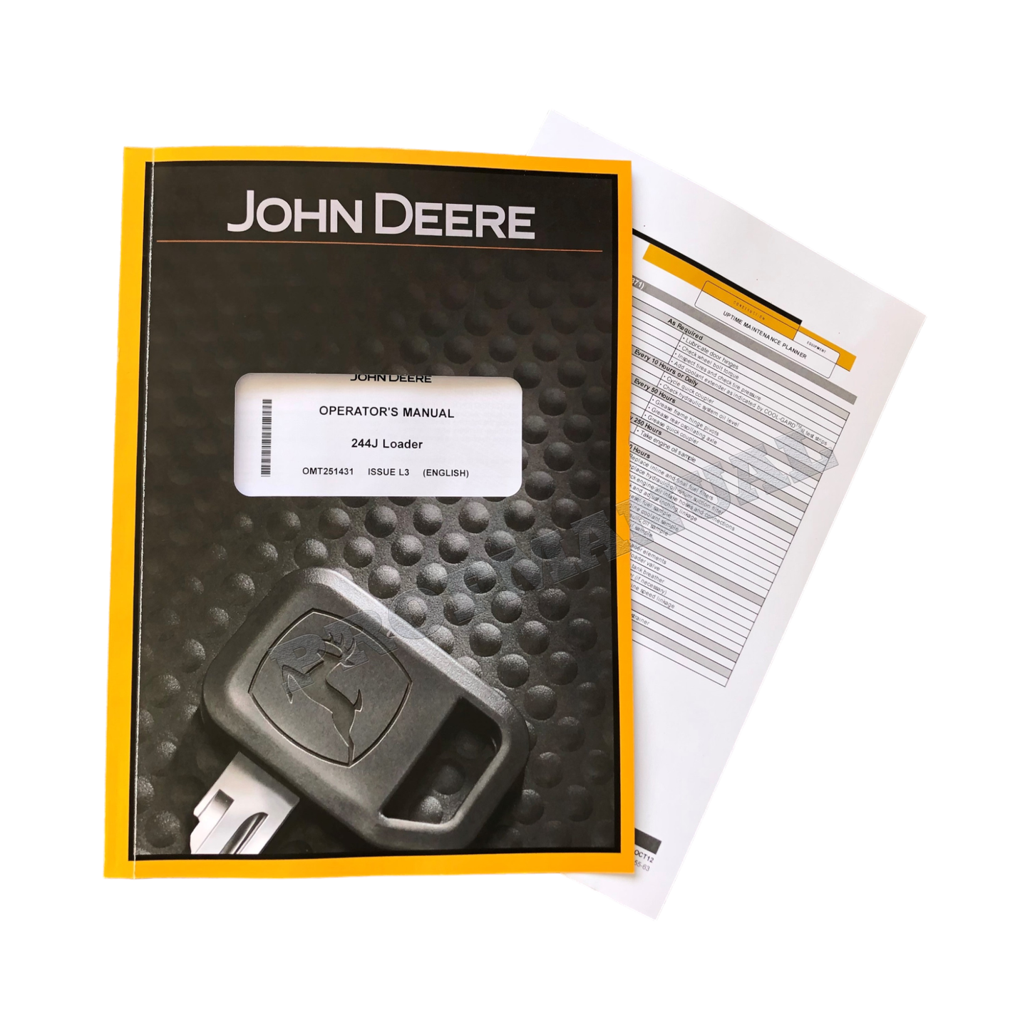 MANUEL D'UTILISATION DU CHARGEUR JOHN DEERE 244J + !BONUS! 