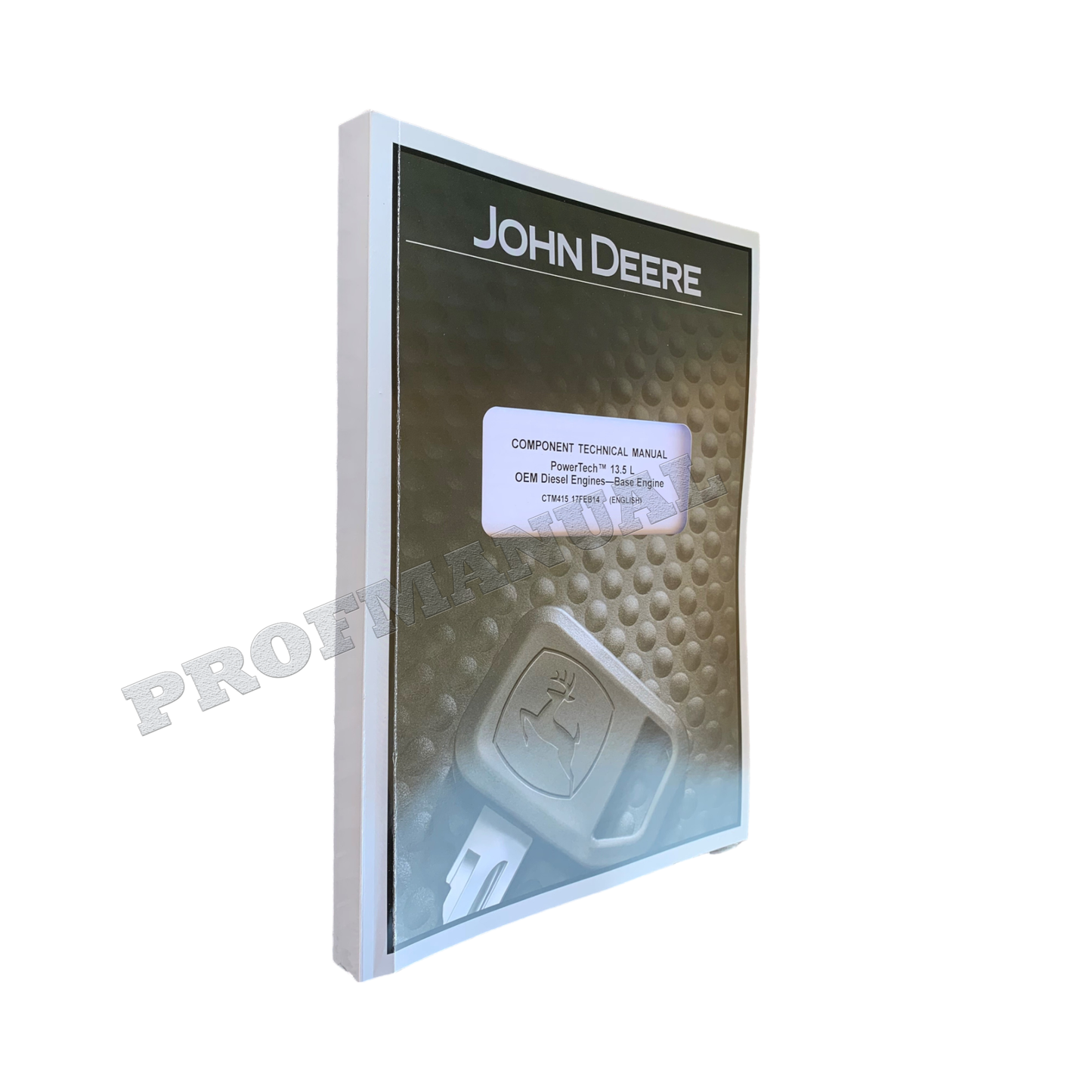 John Deere 6135 TM 13.5L OEM Engine Base Engine Repair Service manual