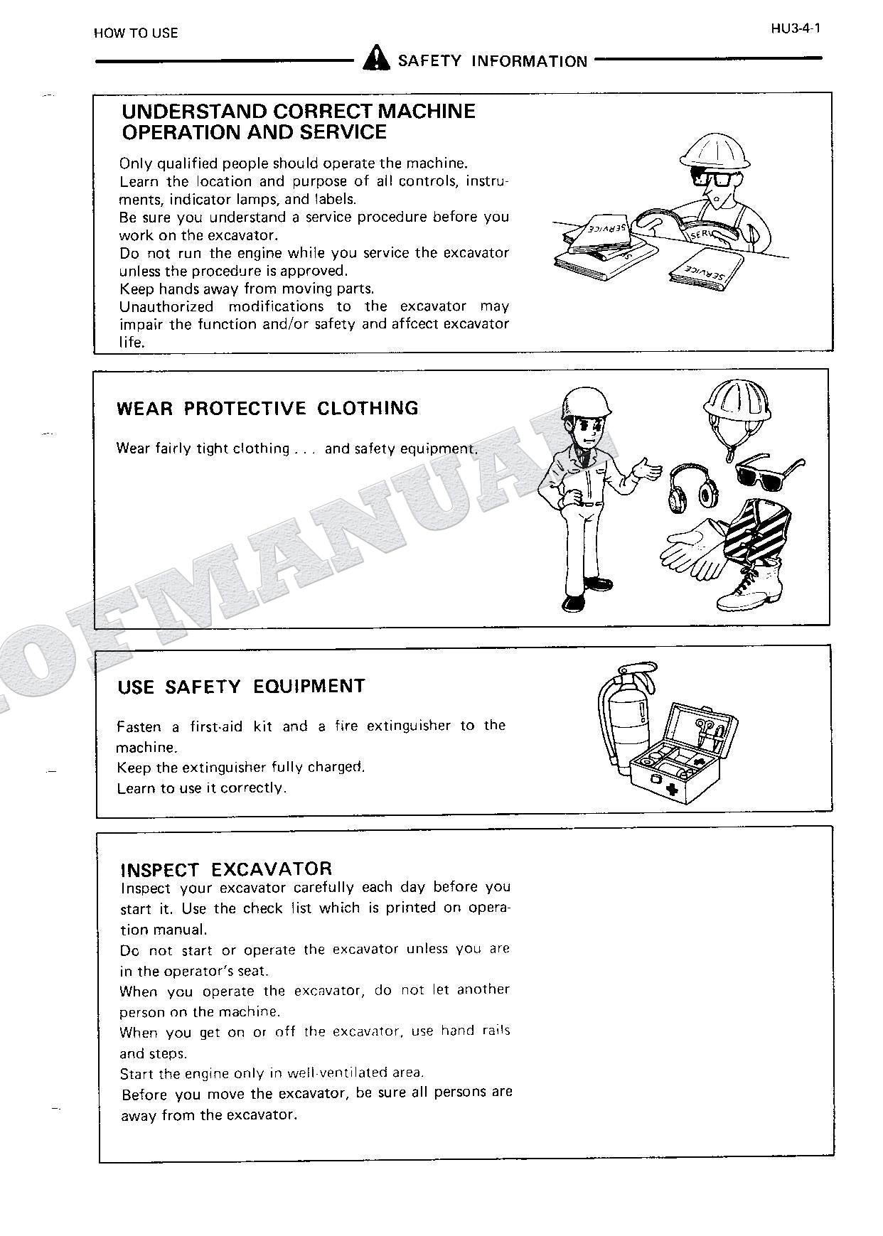 HITACHI EX220 Hudraulic Excavator Service Manual