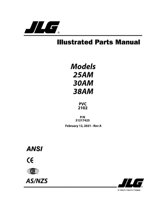 TOUCAN 25AM 30AM 38AM Vertical Mast Parts Catalog Manual