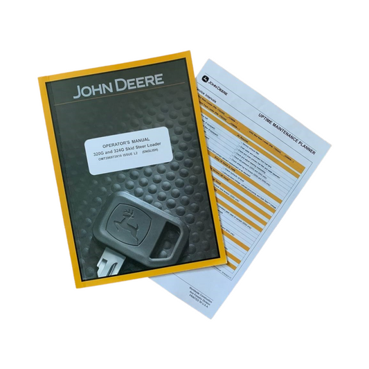 MANUEL D'UTILISATION DE LA CHARGEUSE COMPACTE JOHN DEERE 320G 324G + !BONUS! OMT396973X19