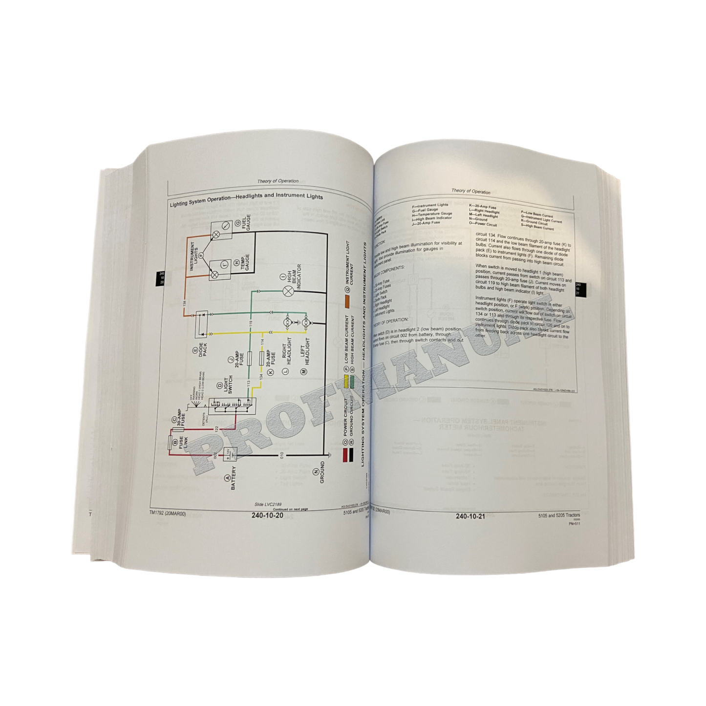 JOHN DEERE 5105 5205 TRACTOR SERVICE MANUAL + !BONUS!