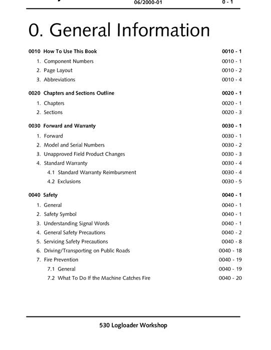 JOHN DEERE 530 KNUCKLEBOOM LOADER SERVICE REPAIR MANUAL