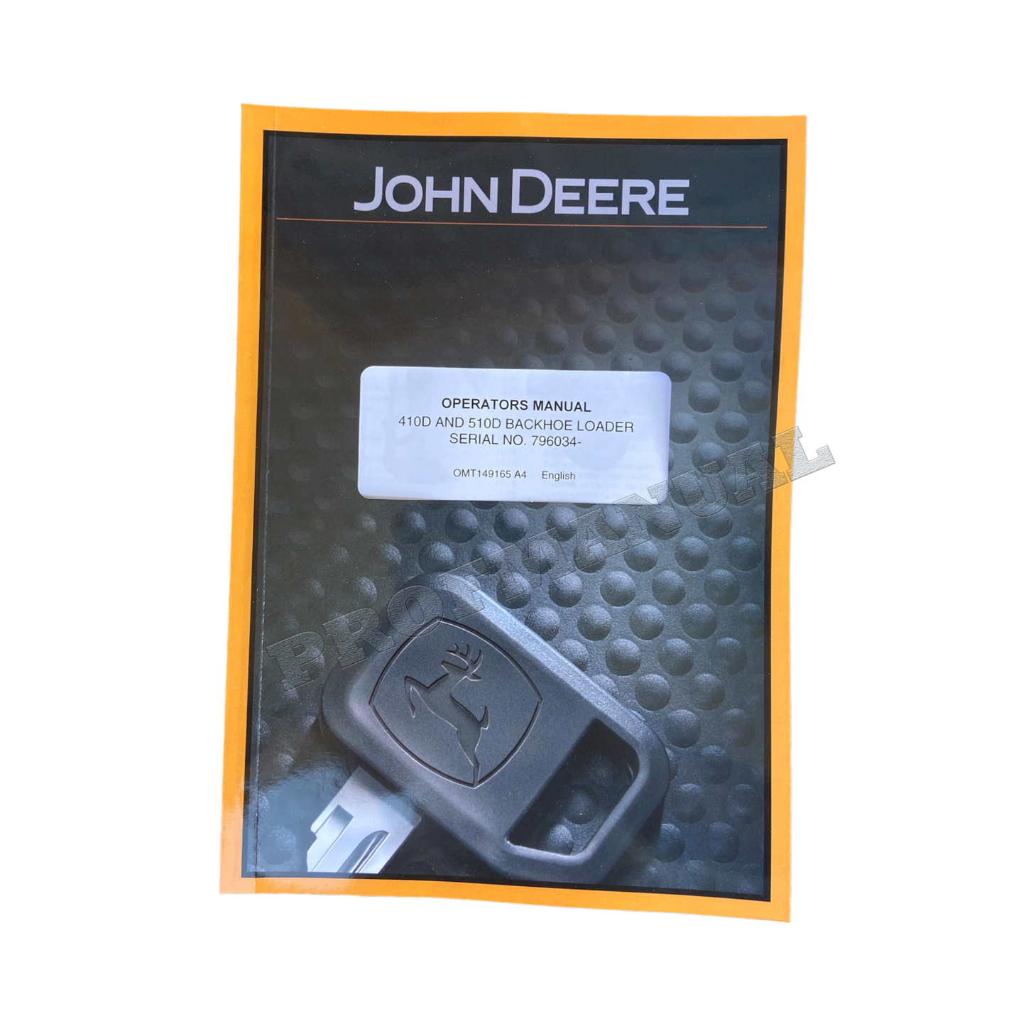 JOHN DEERE 410D 510D BAGGERBAGGER-BETRIEBSHANDBUCH NR. 2 