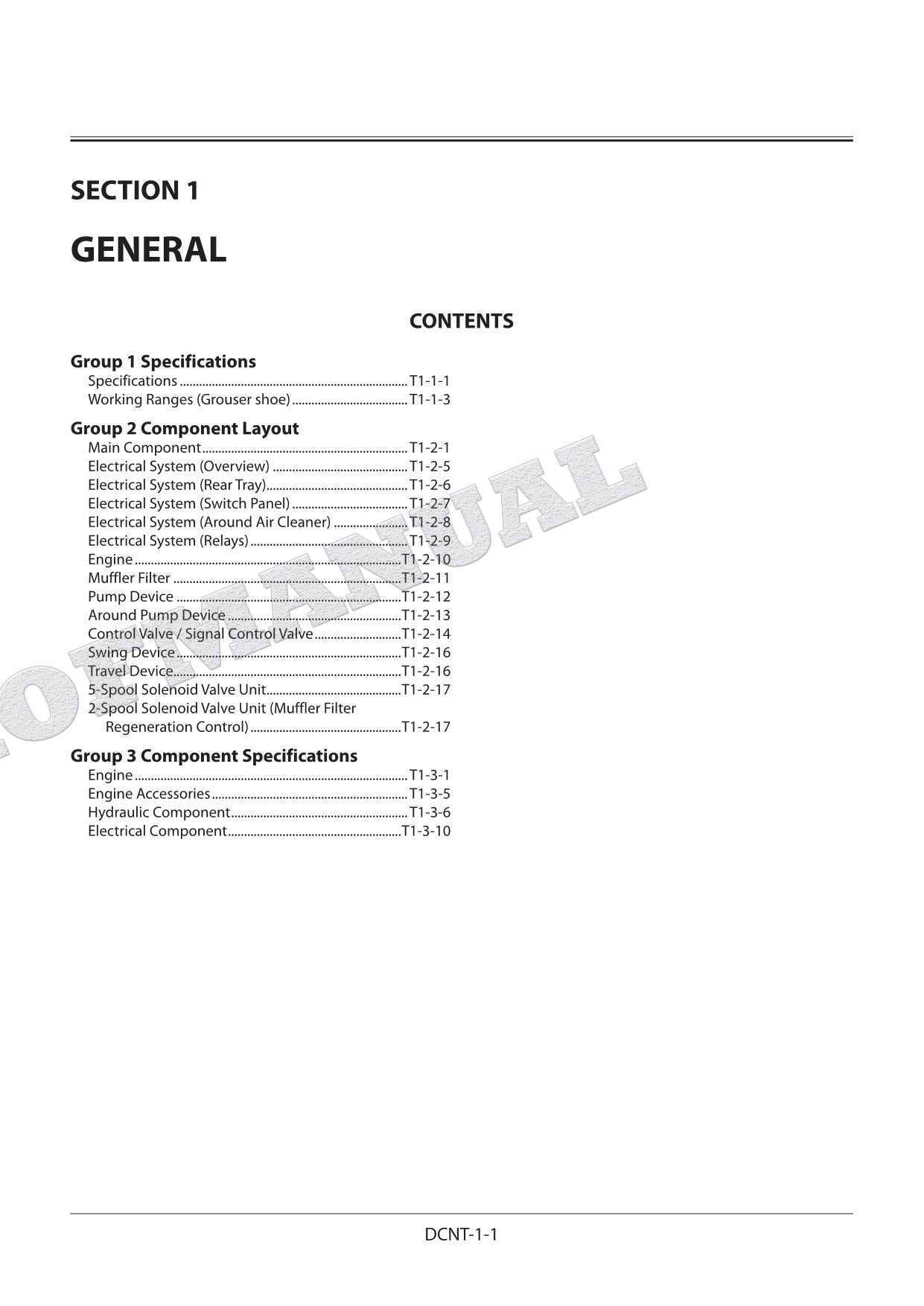 HITACHI ZX225USLC-5B ZX225USRLC-5B Excavator Service Manual Operat Princip