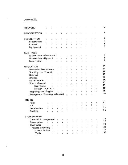 JOHN DEERE 550 SKIDDER SERVICE-REPARATURHANDBUCH serienmäßig bis 1974