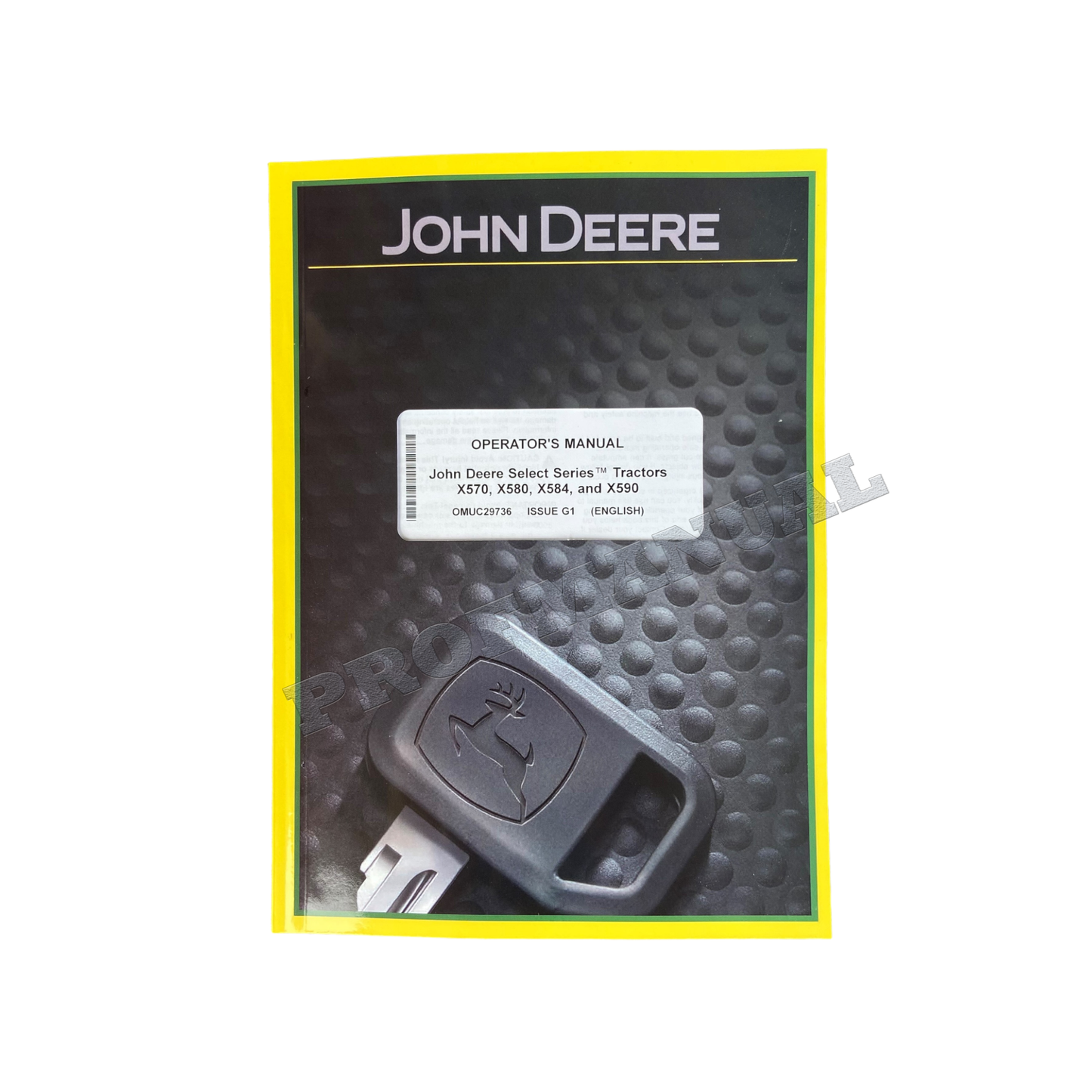 JOHN DEERE X570 X580 X584 X590 TRAKTOR-BETRIEBSHANDBUCH #2