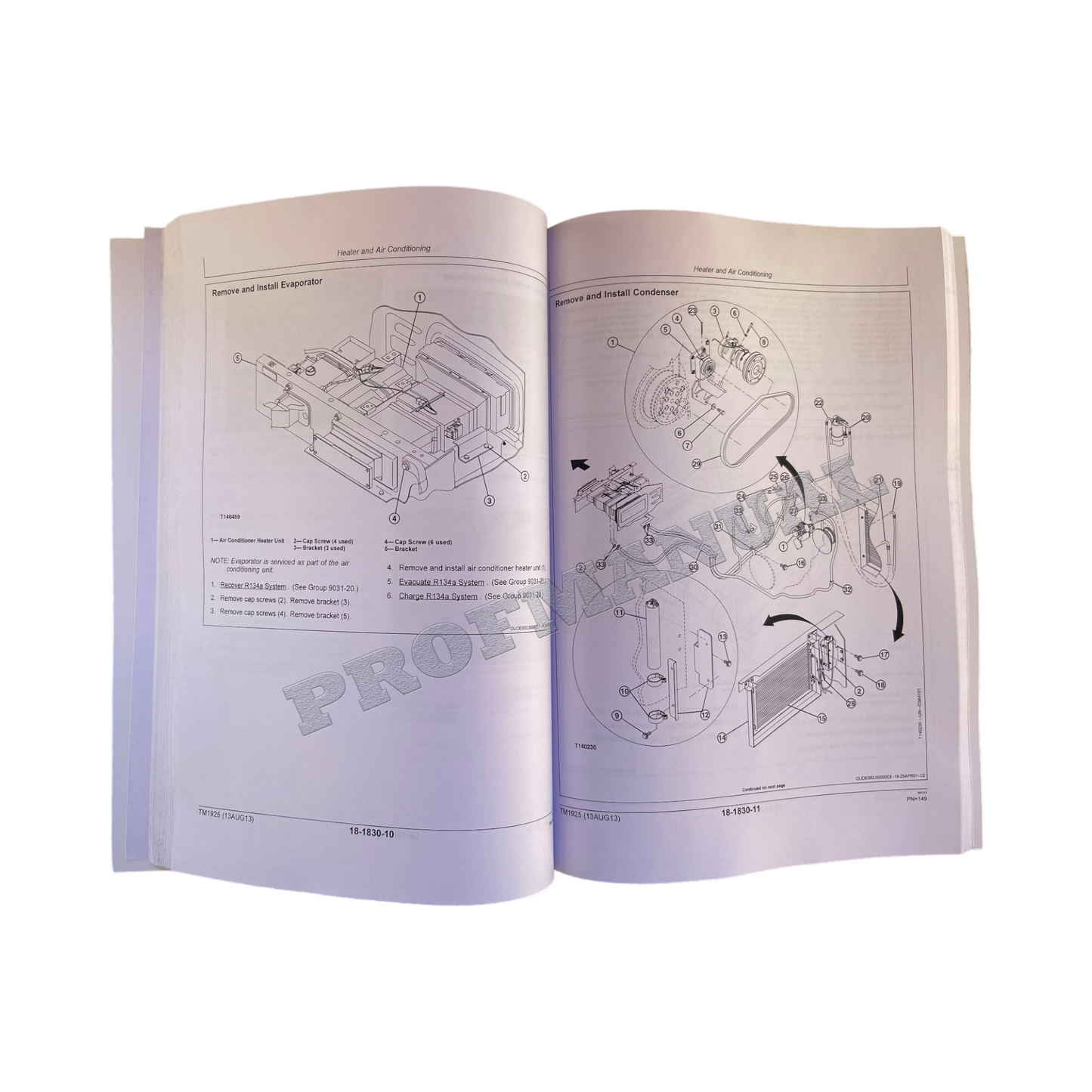 REPARATUR-SERVICEHANDBUCH FÜR BAGGER JOHN DEERE 450CLC + !BONUS!