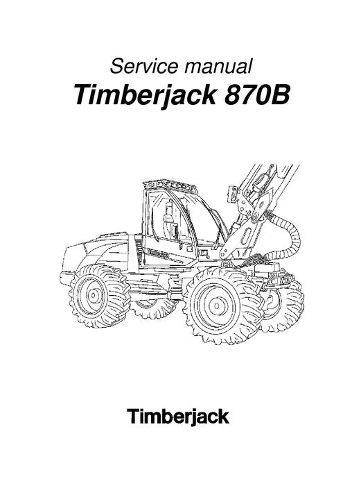 JOHN DEERE 870B WHEELED HARVESTER SERVICE REPAIR MANUAL