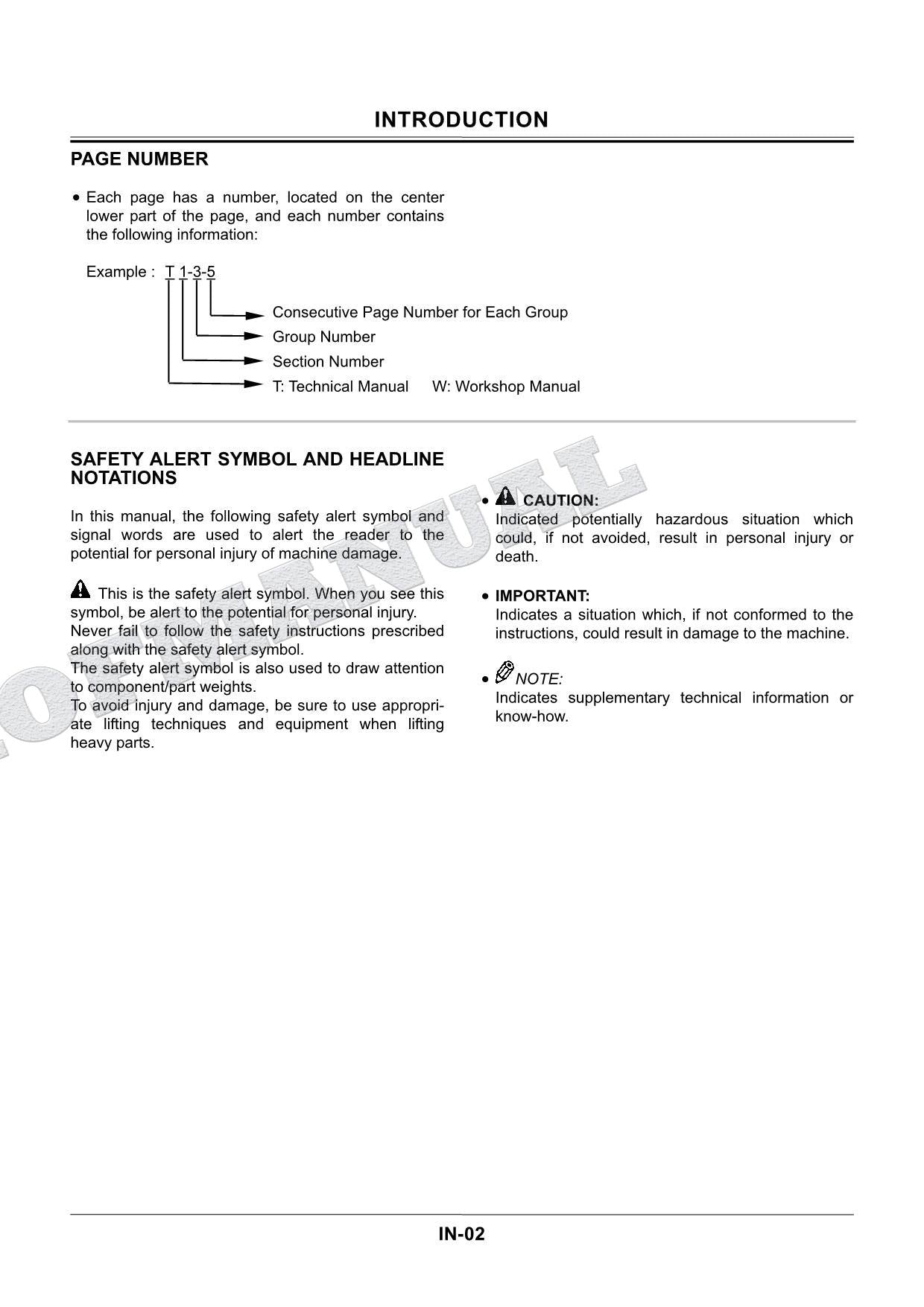 HITACHI ZX200 ZX225 Excavator Service manual Operat Principle TO178-E-04