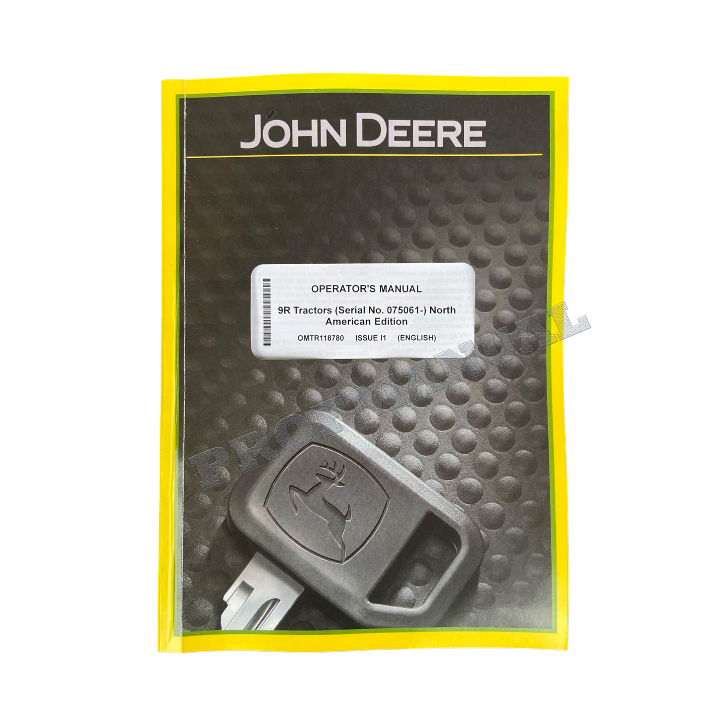 MANUEL D'UTILISATION DU TRACTEUR JOHN DEERE 9R 490 540 590 490 390 640 590 640 540 440