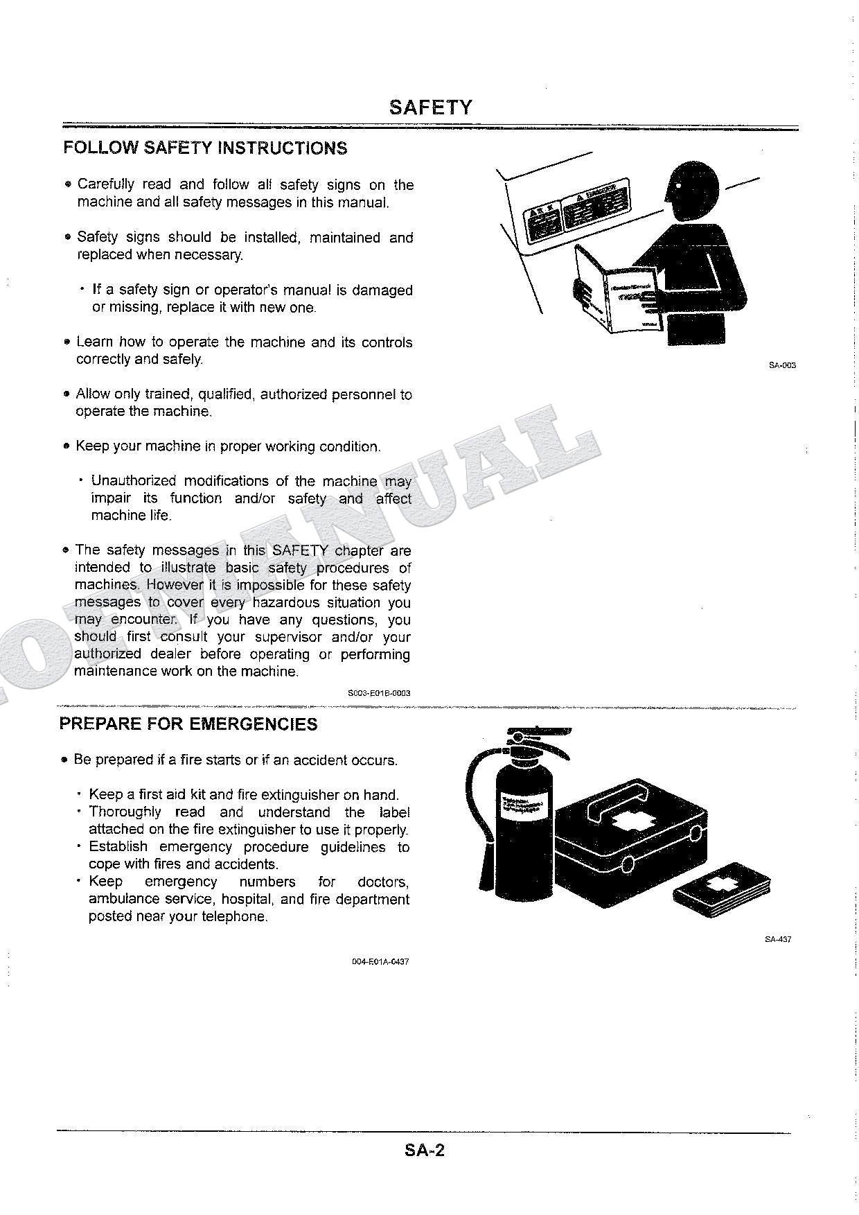 HITACHI EX225USR EXCAVATOR Service manual Troubleshooting