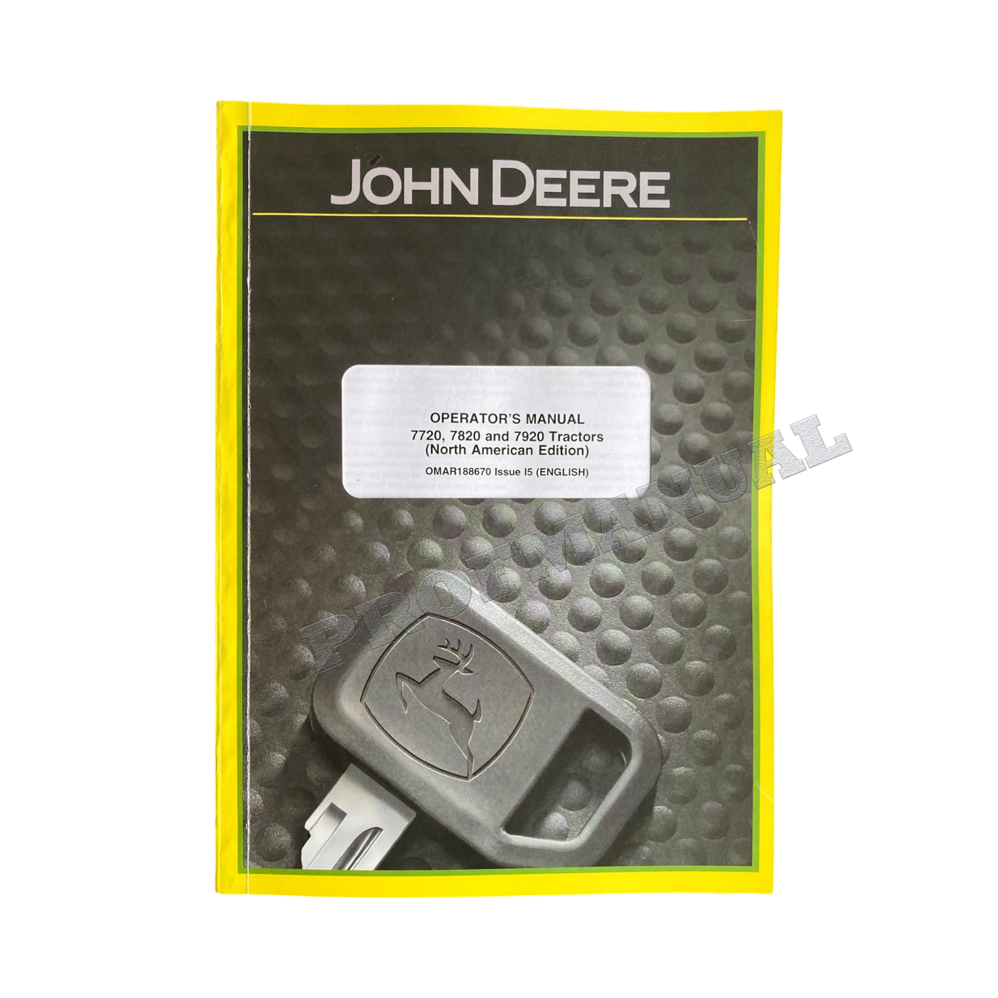 MANUEL D'UTILISATION DU TRACTEUR JOHN DEERE 7720 7820 7920 + !BONUS!