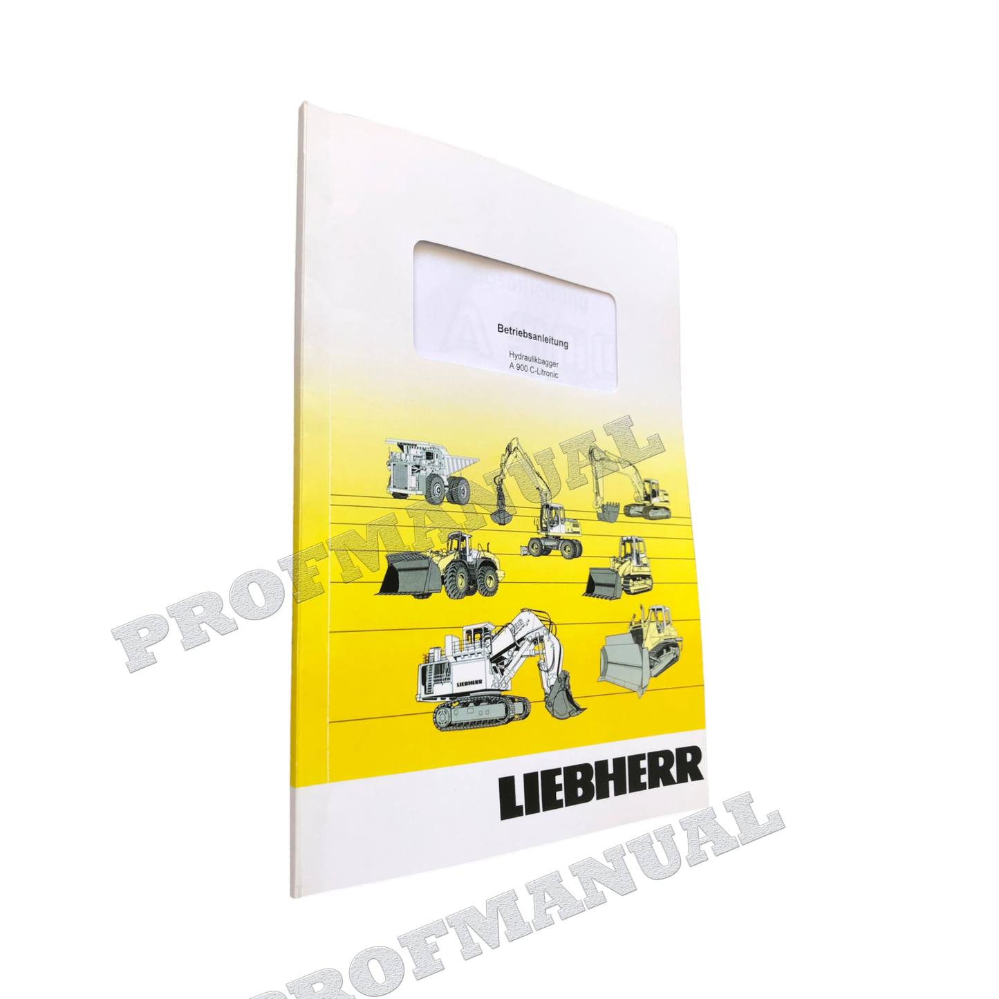 Liebherr A900 Litronic Hydraulikbagger Manuel d'instructions série 595/4001