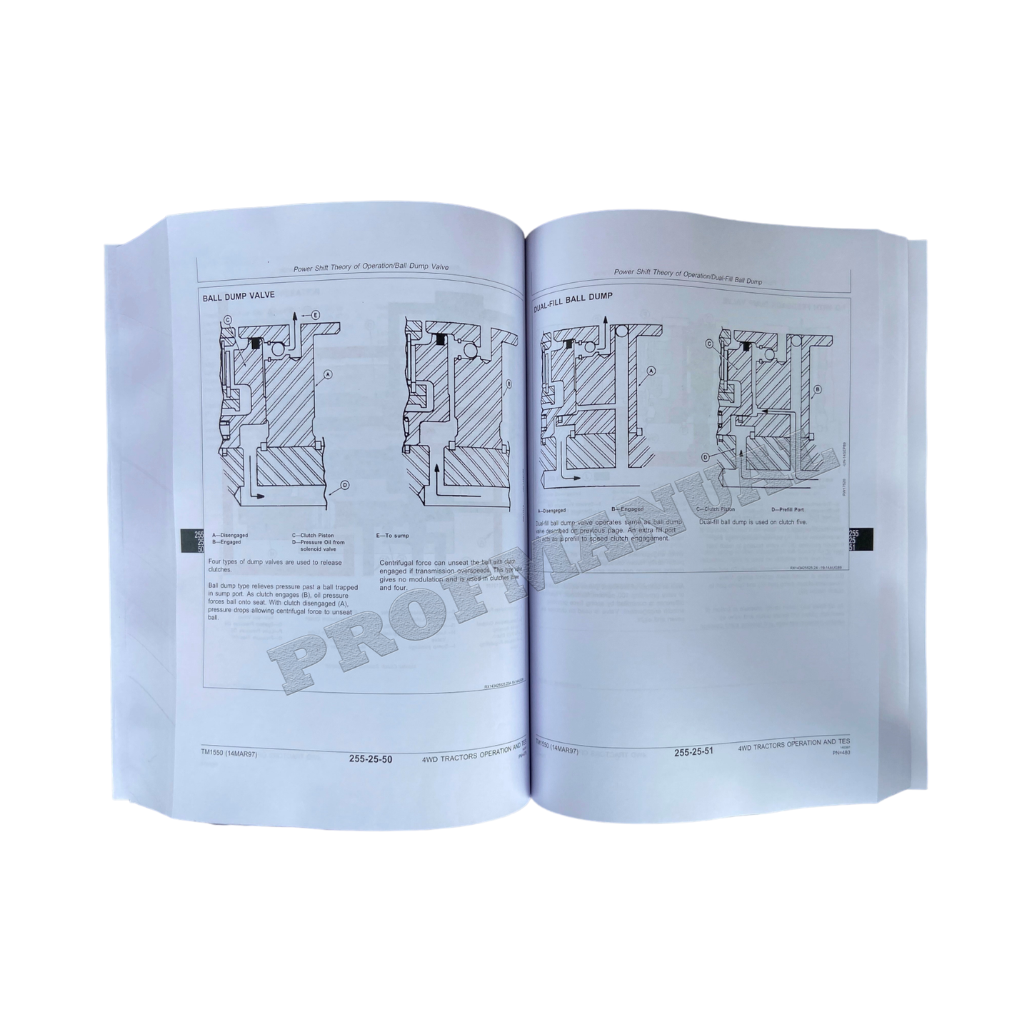 JOHN DEERE 8570 8770 8870 8970 TRAKTOR-BETRIEBSTESTHANDBUCH Nr. 2 