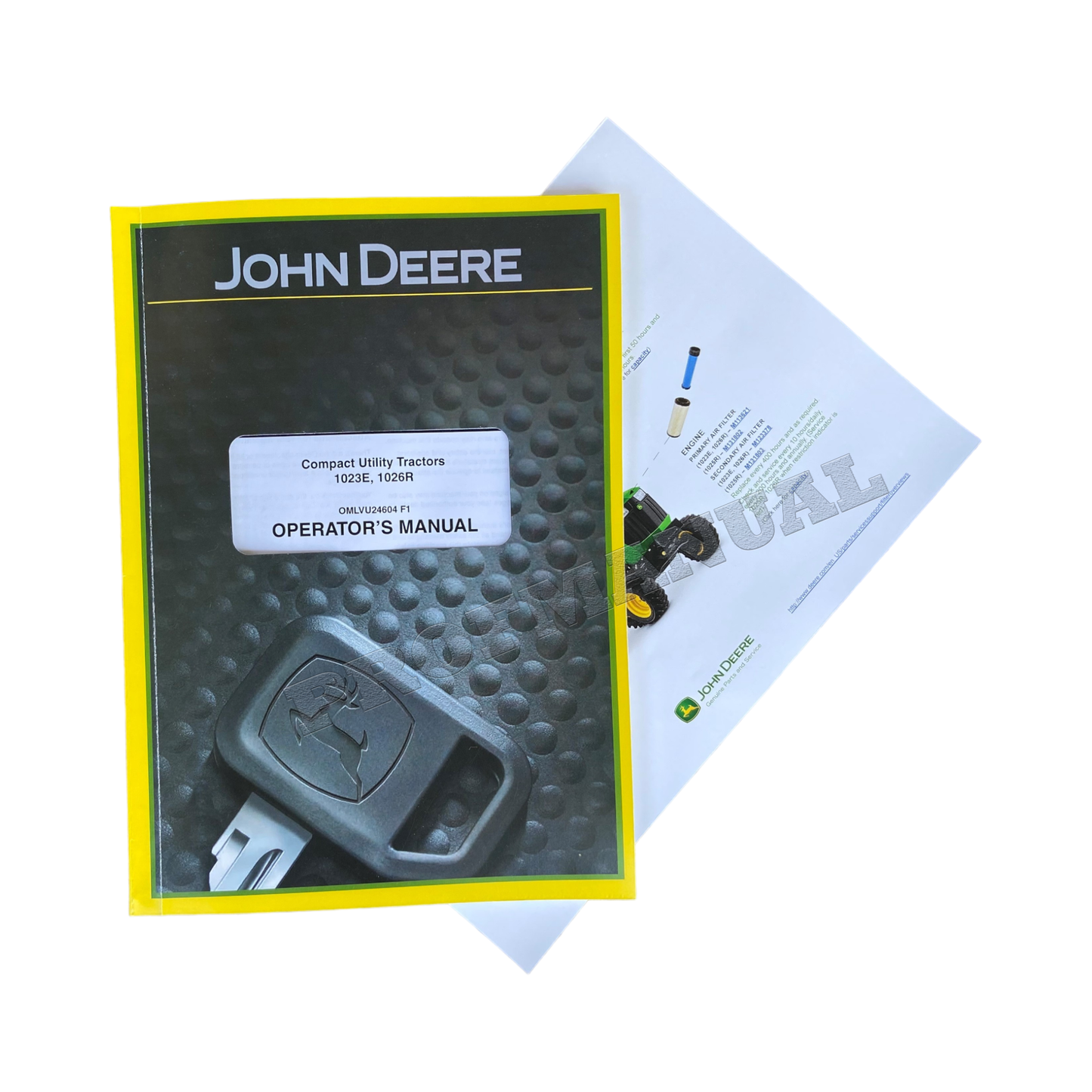 JOHN DEERE 1023E 1026R TRAKTOR-BENUTZERHANDBUCH + !BONUS!