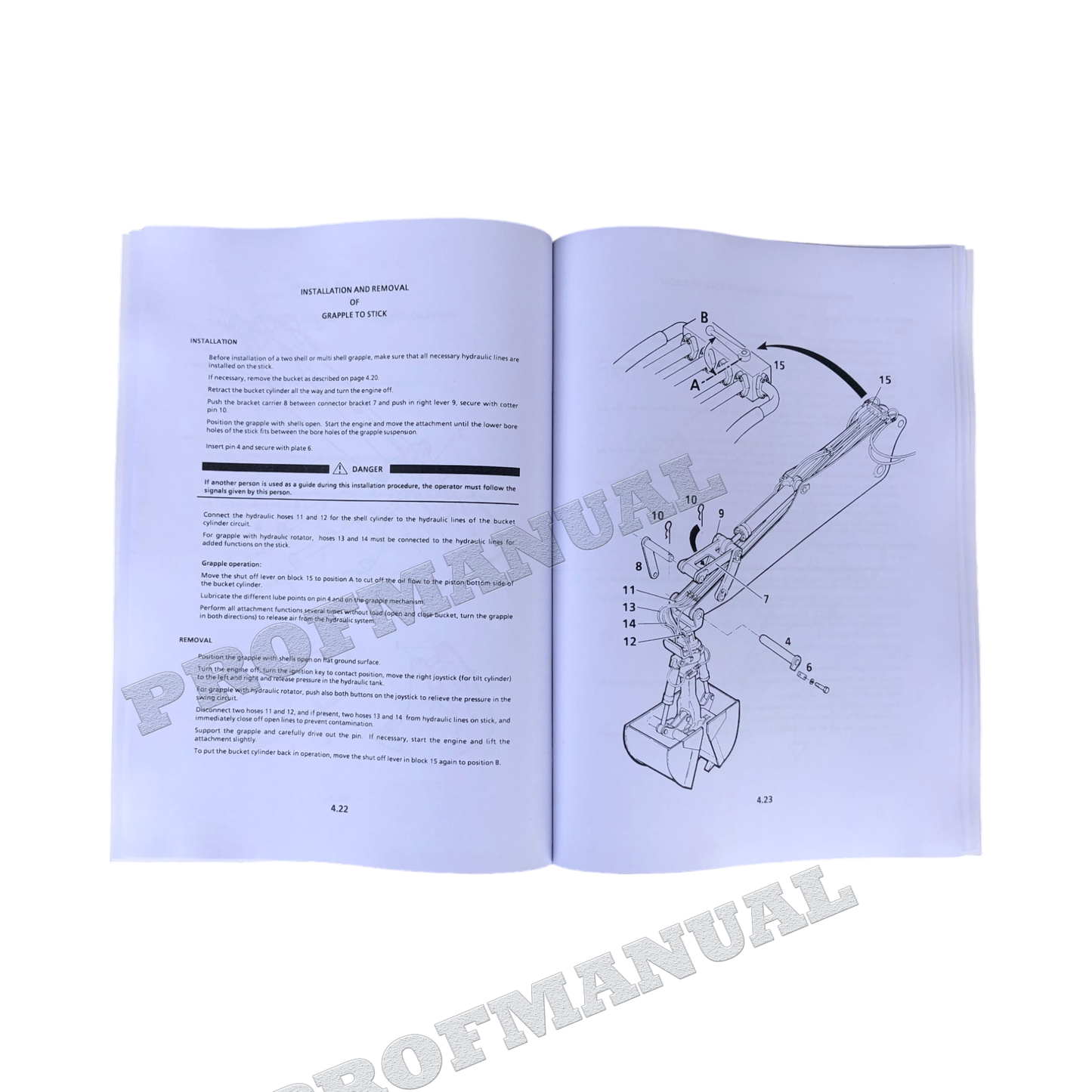 Manuel d'utilisation de la pelle Liebherr R942 Litronic, série .101