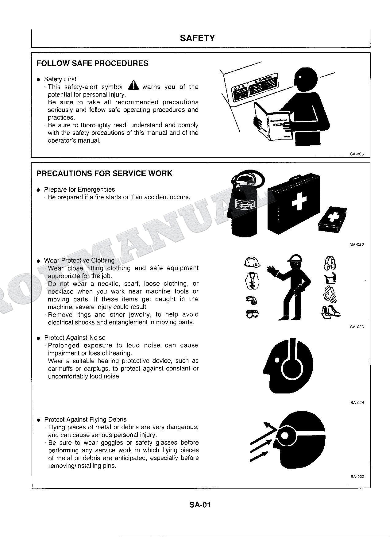 HITACHI EX220-3 EXCAVATOR Workshop Repair Service manual