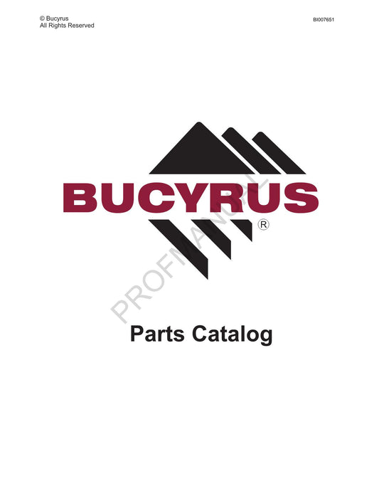 Catalogue de pièces détachées pour foreuse hydraulique autonome Caterpillar Cat