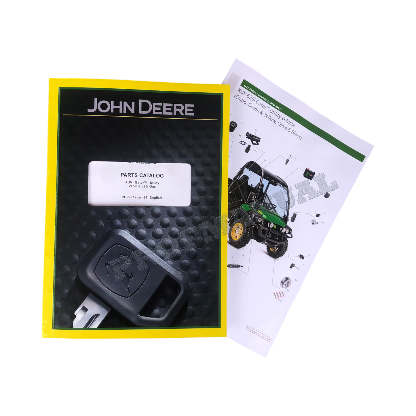 CATALOGUE DE PIÈCES DÉTACHÉES POUR VÉHICULES UTILITAIRES JOHN DEERE XUV 625I GATOR + !BONUS!