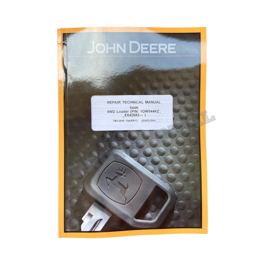 MANUEL D'ENTRETIEN ET DE RÉPARATION DU CHARGEUR JOHN DEERE 544K + !BONUS! 