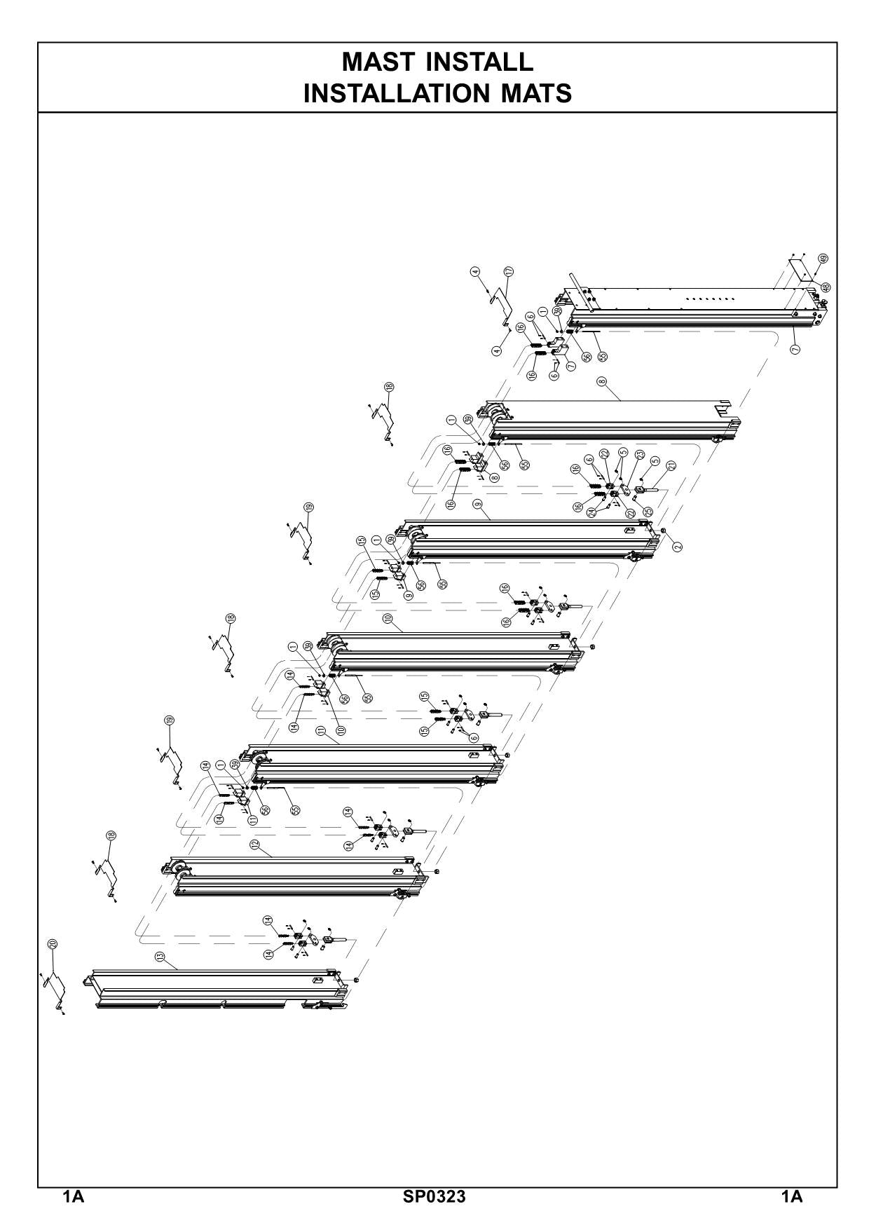 TOUCAN P30 Vertical Lift Parts Catalog Manual 36465-36471