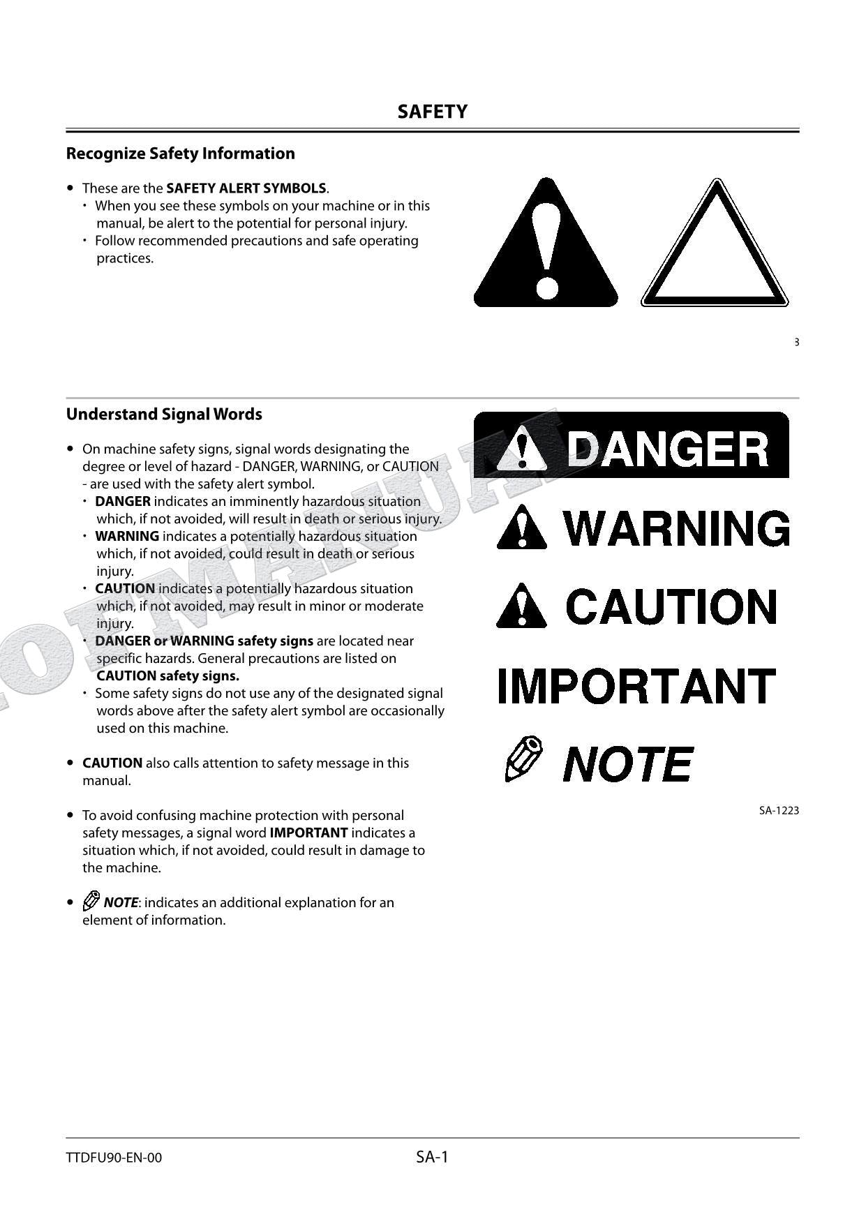 HITACHI ZX225US-5A ZX225USLC-5A Excavator Service Manual Troubleshooting