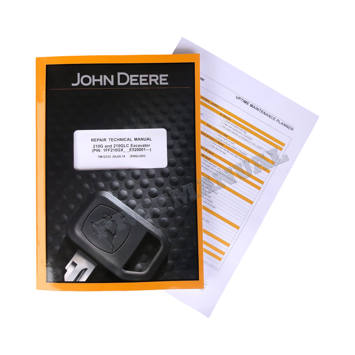 JOHN DEERE 210G 210GLC EXCAVATOR REPAIR SERVICE MANUAL +BONUS!