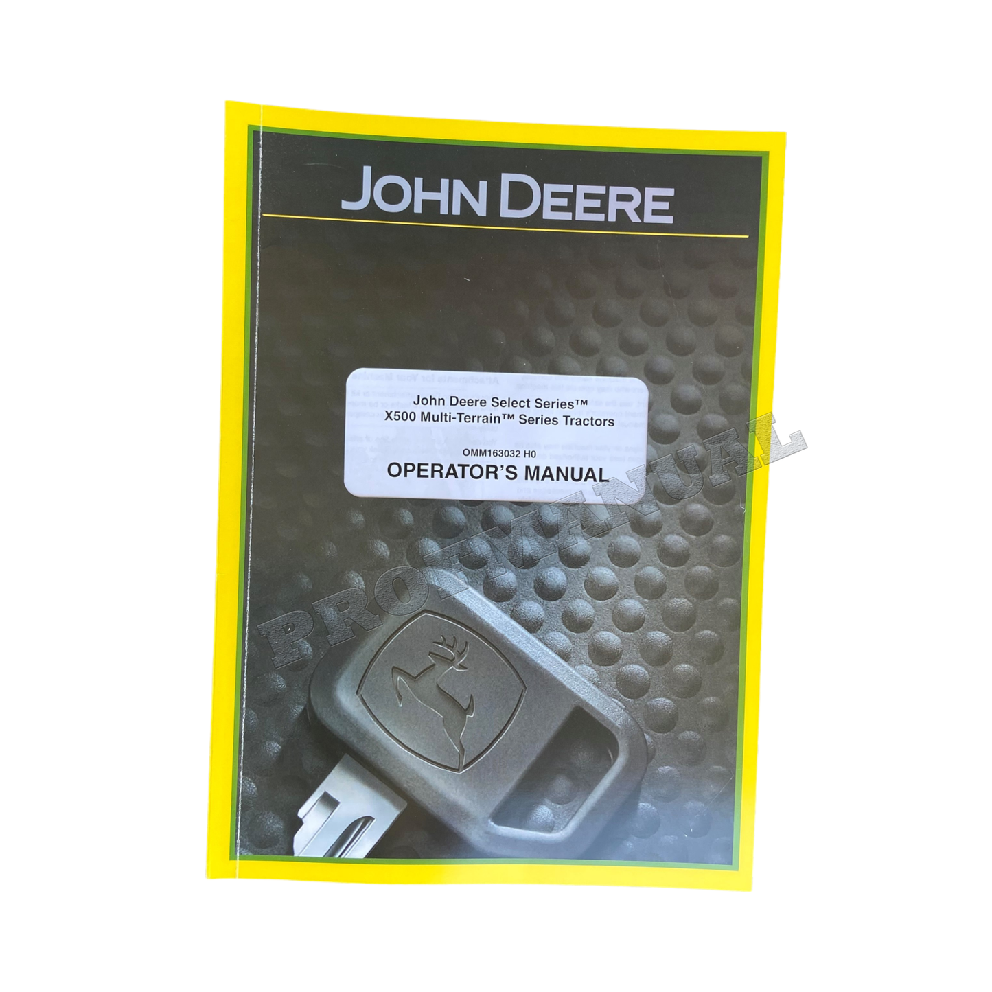 MANUEL D'UTILISATION DU TRACTEUR JOHN DEERE X500 X530 X534 X540 #2